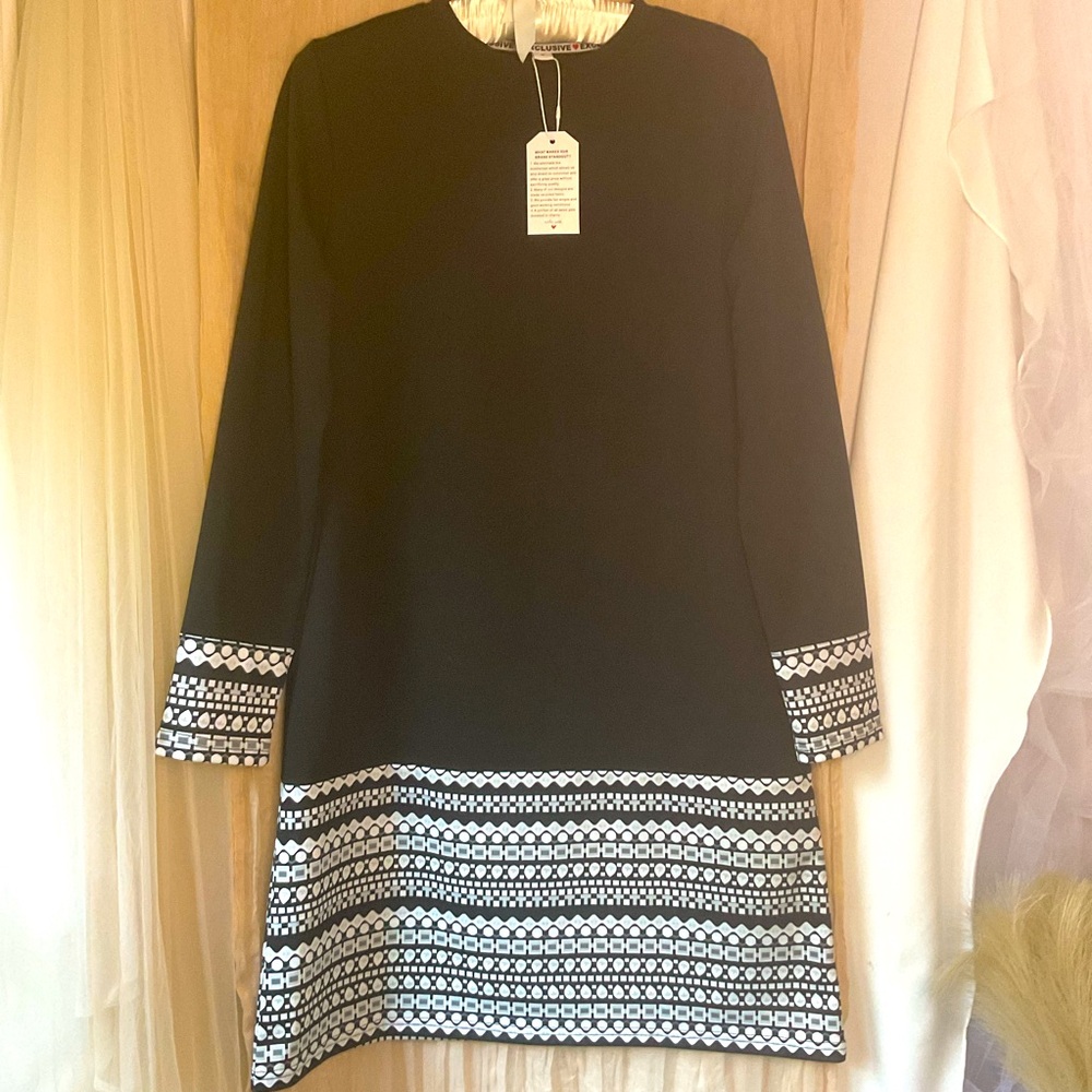 NWT Made with ❤️ BLACK DRESS LONG SLEEVE (S) should be a M!  Comfortable!